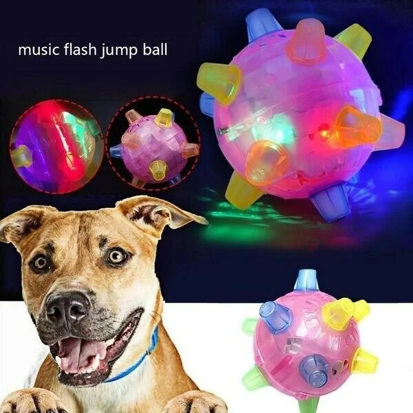 LED Hopping Dog Toy for Active Play
