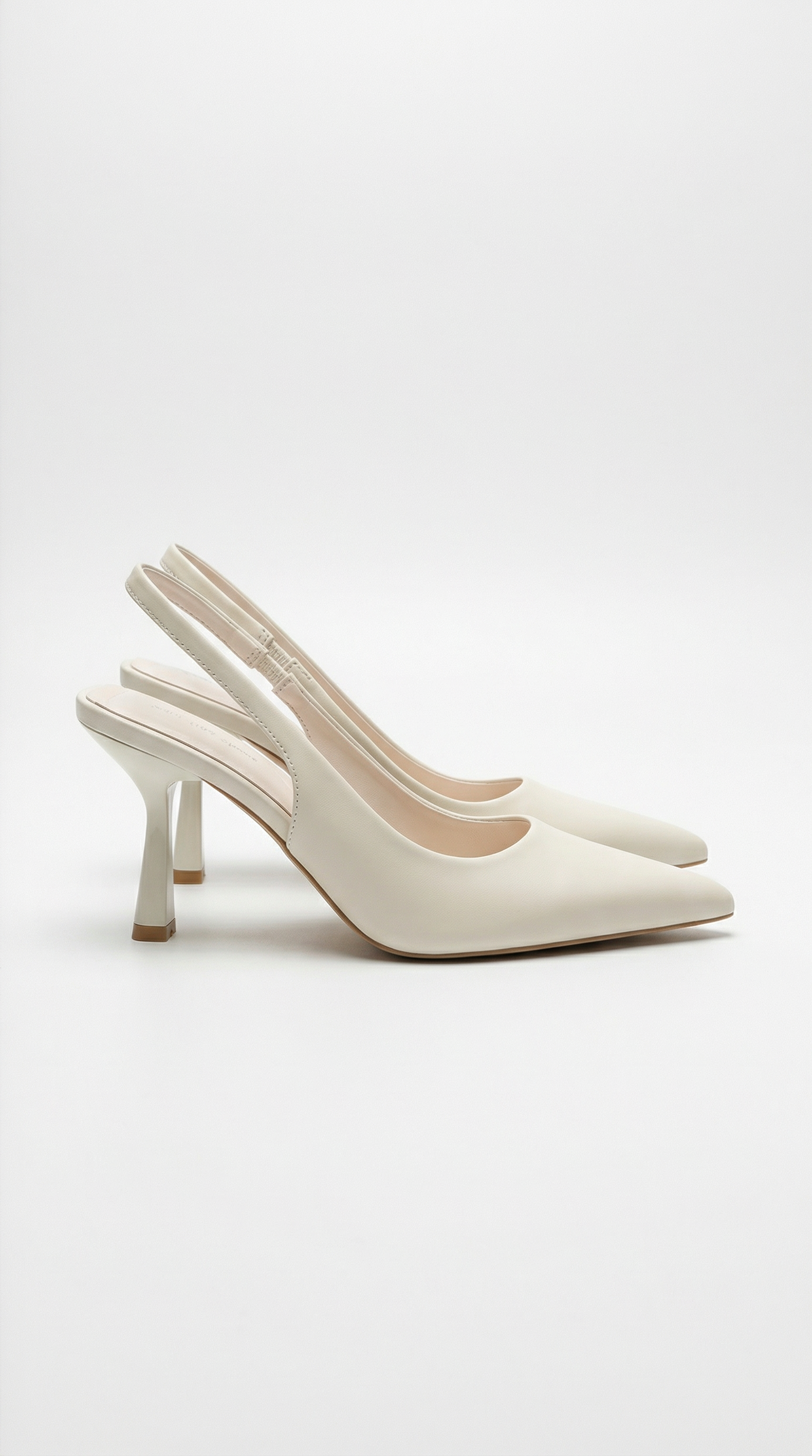 Black Pointed Toe Slingback Heels Women's Sleek Stiletto Slingback Pumps