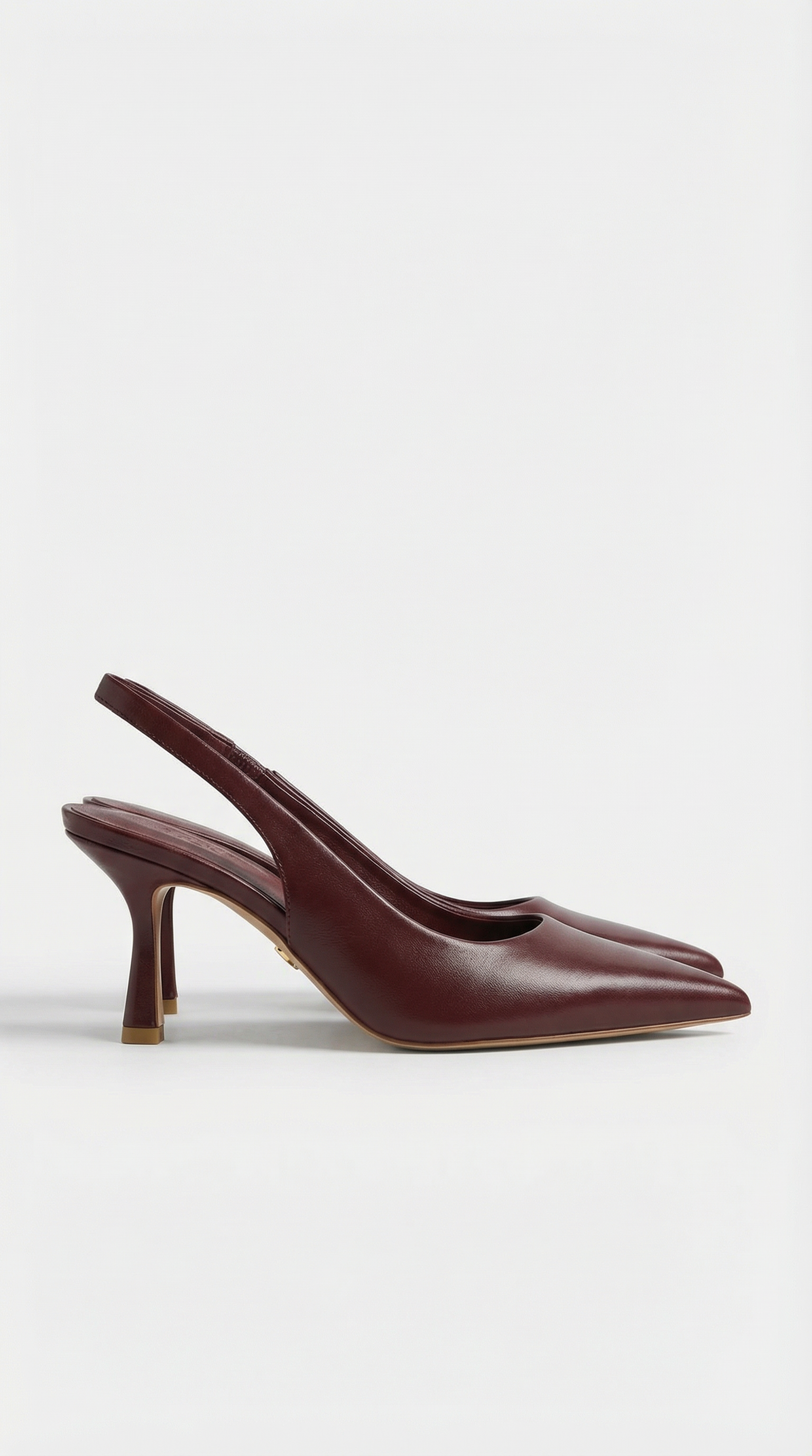 Black Pointed Toe Slingback Heels Women's Sleek Stiletto Slingback Pumps