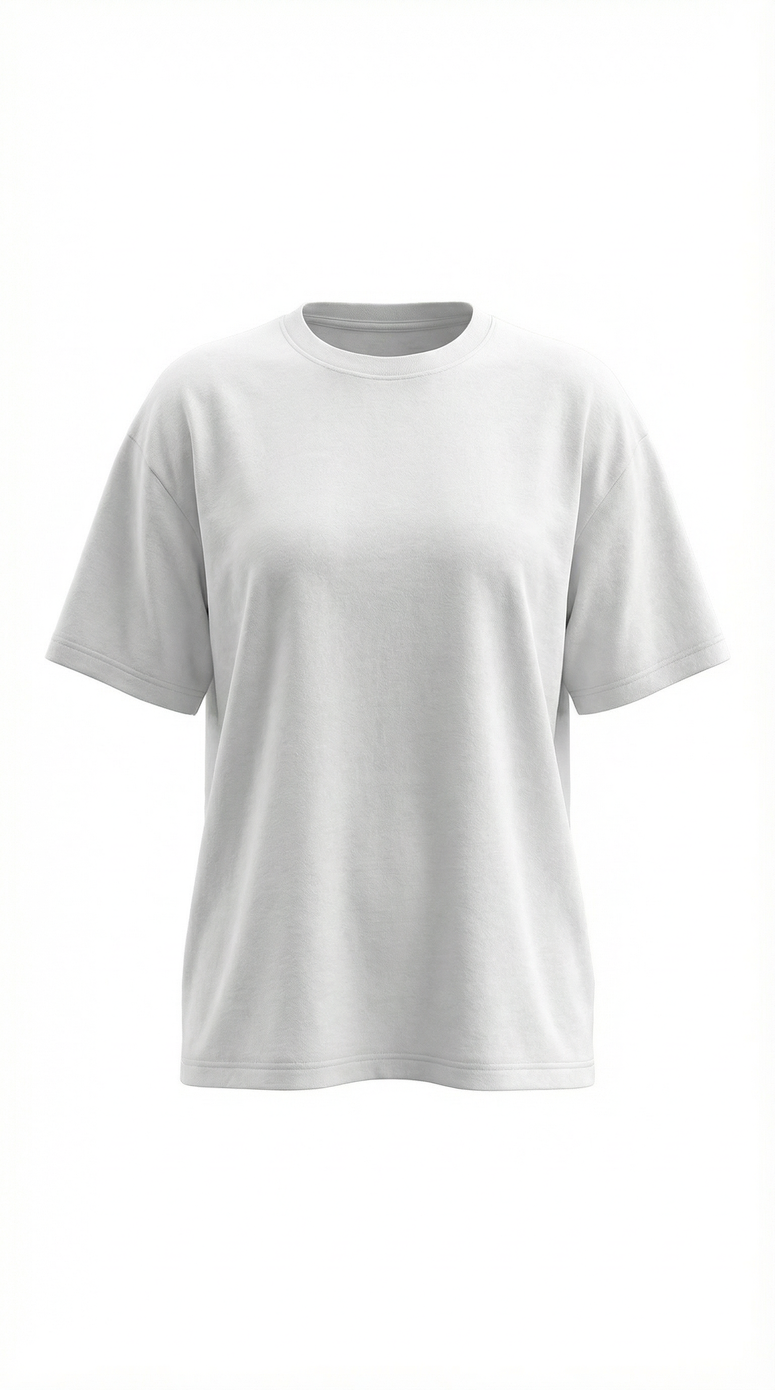 Oriana Oversized T-Shirt — Women’s Heavyweight Relaxed Fit Cropped Sleeve Minimal Luxury Casual Tee
