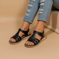 Orthopedic Sandals for Women with Contoured Insole and Adjustable Straps