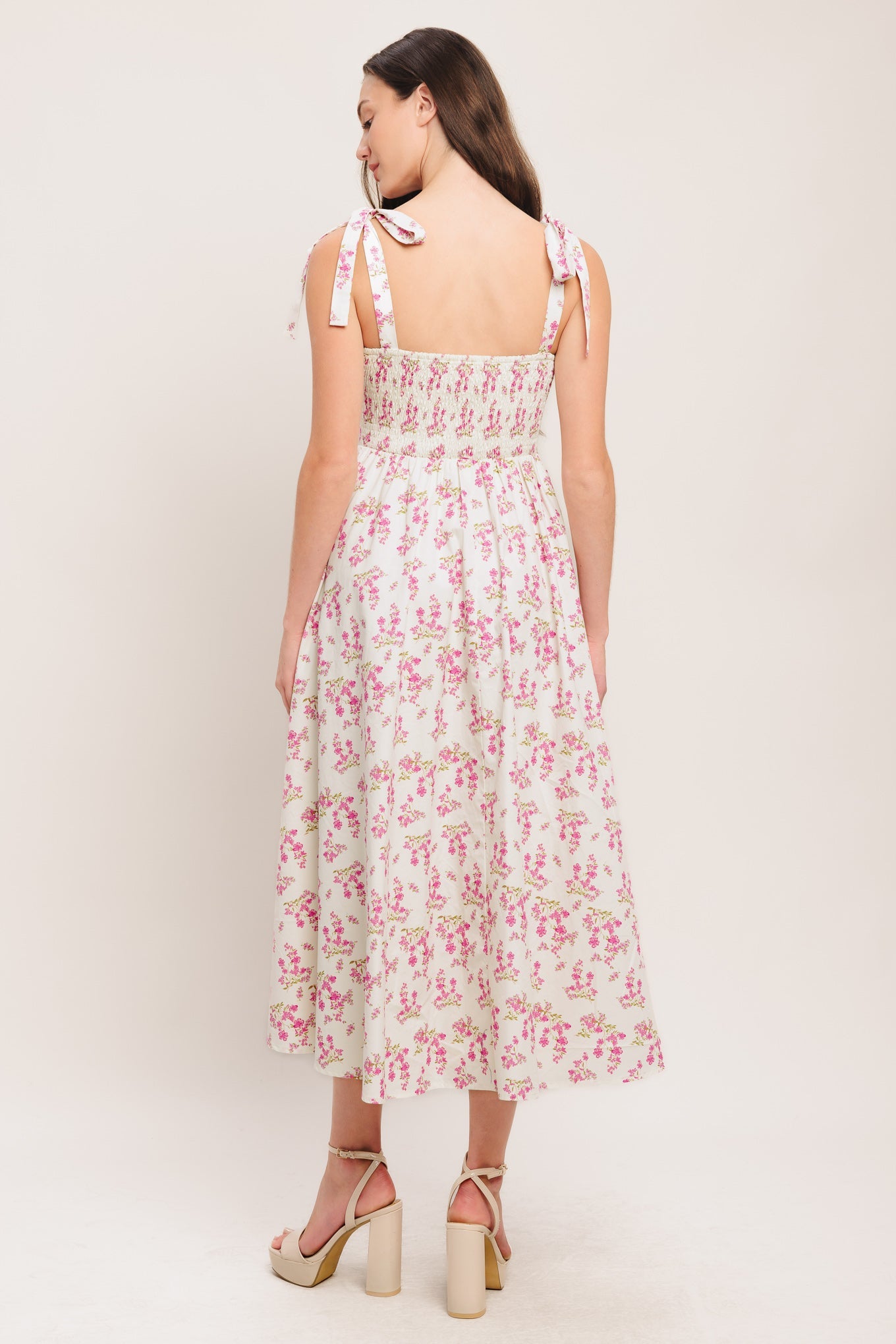 Women’s Dress with Corset Waist & Full Skirt