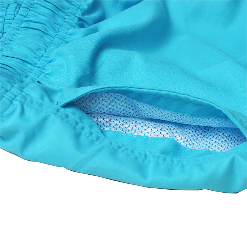 Men’s Quick-Dry Swim Trunks — Lightweight Beach Shorts with Elastic Waist Drawstring Summer Swimwear