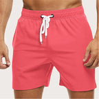Men’s Quick-Dry Swim Trunks — Lightweight Beach Shorts with Elastic Waist Drawstring Summer Swimwear
