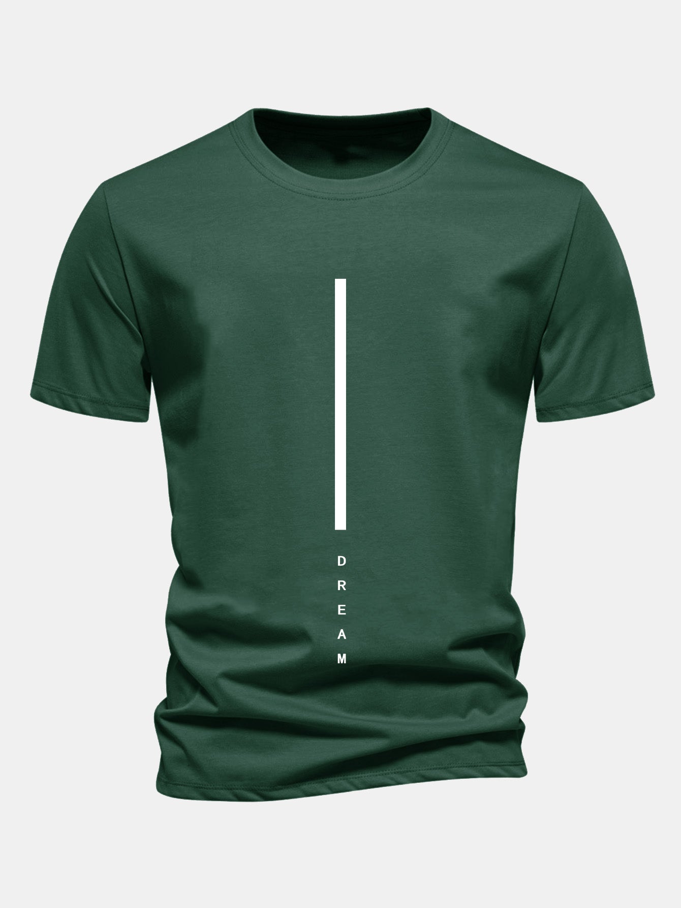 Women’s Striped Slogan Graphic T-Shirt – 100% Cotton Casual Crew Neck Tee