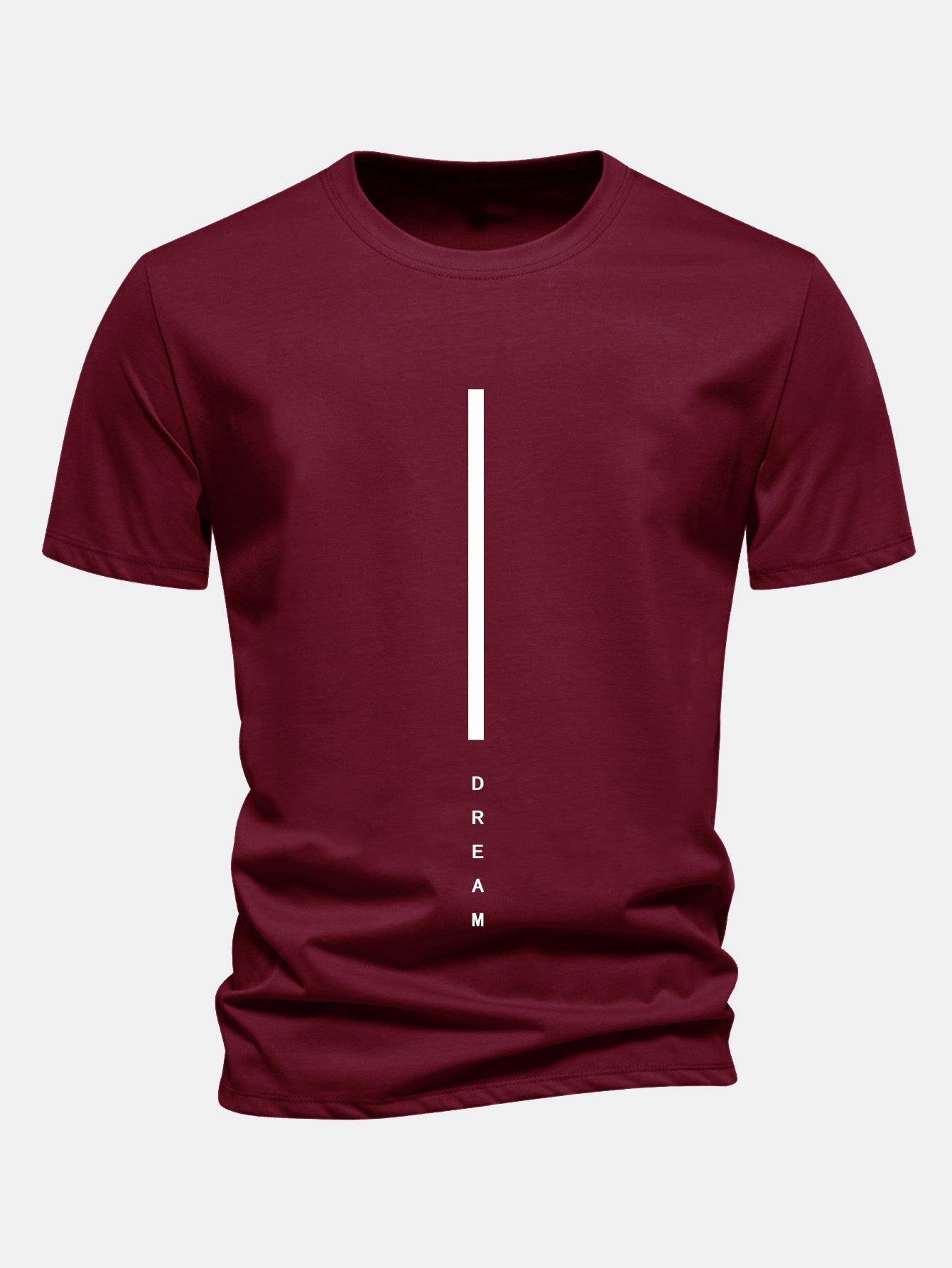 Women’s Striped Slogan Graphic T-Shirt – 100% Cotton Casual Crew Neck Tee