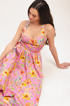 Women's Dress with Sweetheart Neckline