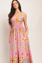 Women's Dress with Sweetheart Neckline