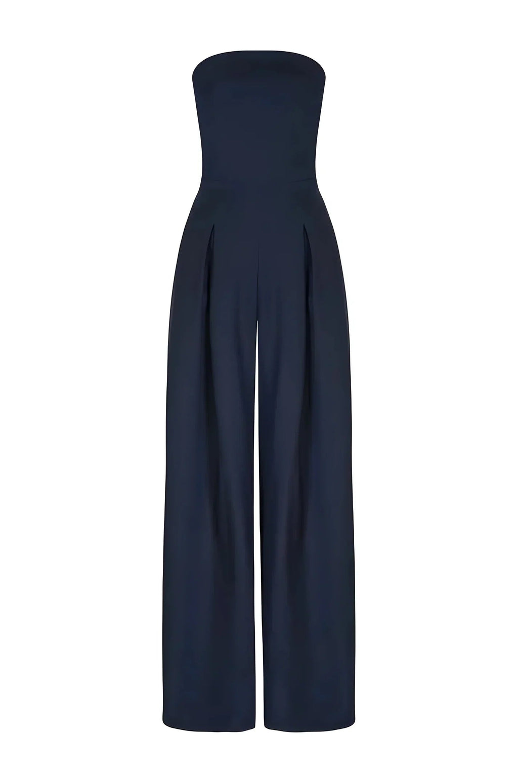 Women’s Strapless Elegant Jumpsuit – Formal Event One-Piece Outfit for Weddings, Cocktail Parties & Evening Wear