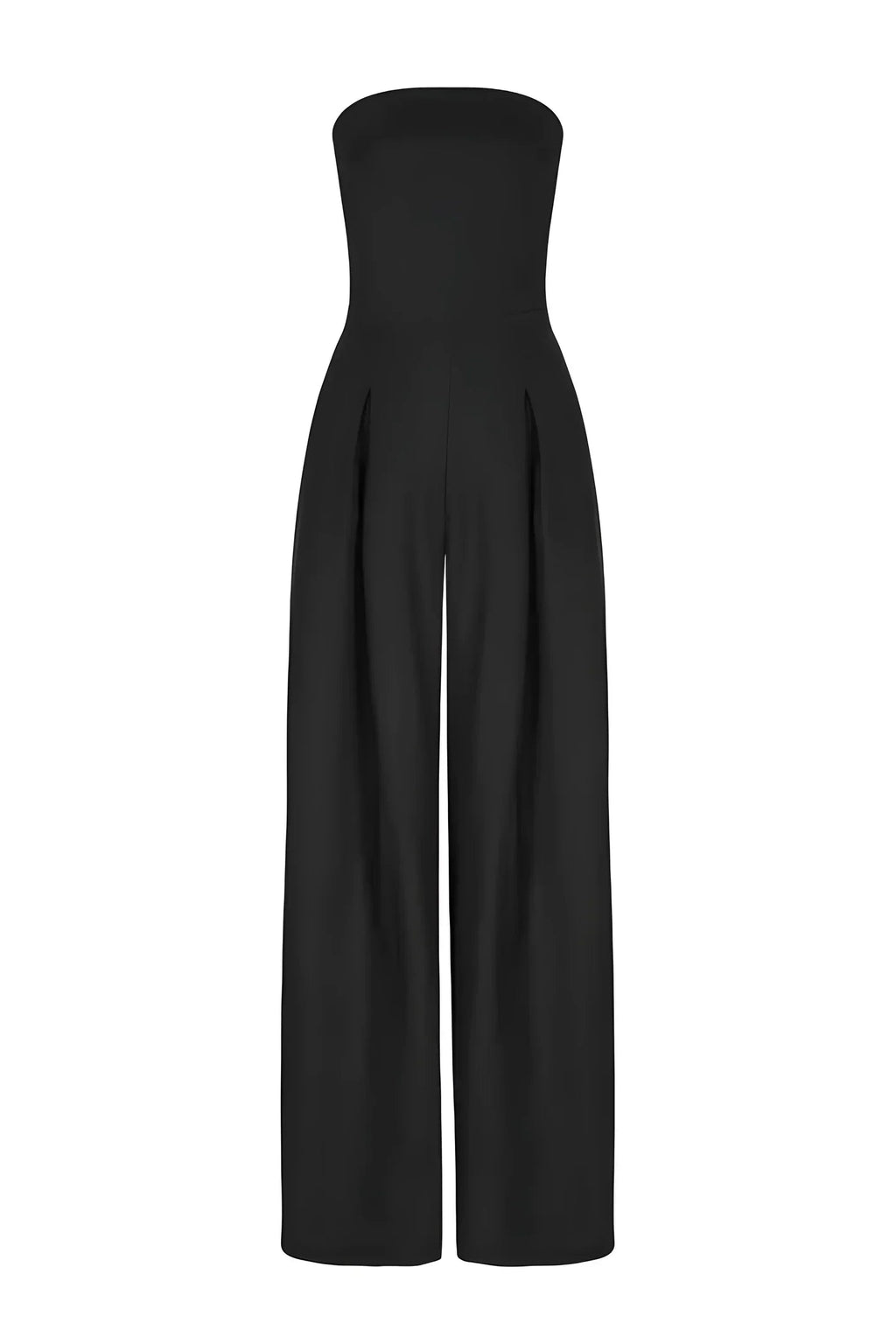 Women’s Strapless Elegant Jumpsuit – Formal Event One-Piece Outfit for Weddings, Cocktail Parties & Evening Wear