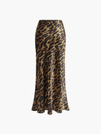 Women’s Printed Low Waist Maxi Dress – Slim Fit Casual Woven Summer Leisure Dress