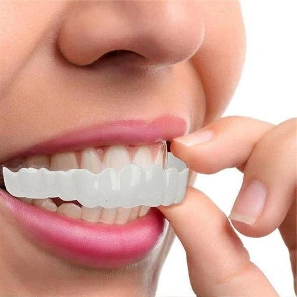 Clip On Cosmetic Veneer Set Upper and Lower