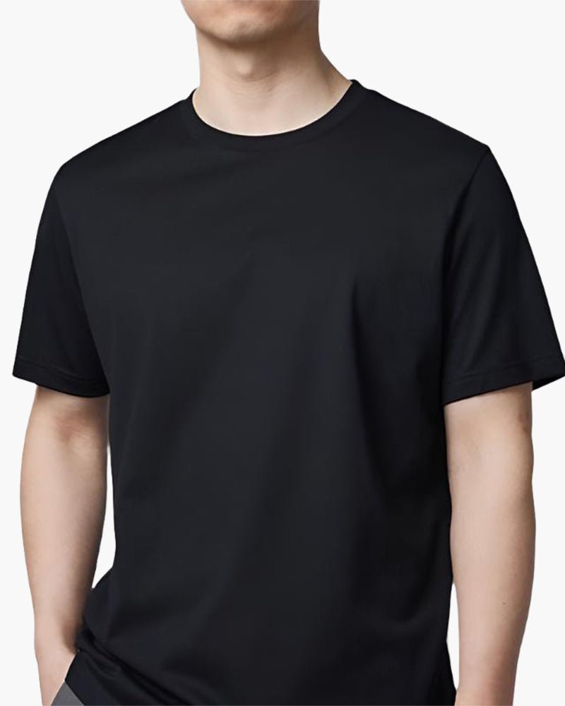 Men’s Mint Green Crew Neck T-Shirt — Soft Cotton Short Sleeve Casual Essential Everyday Basic Tee
