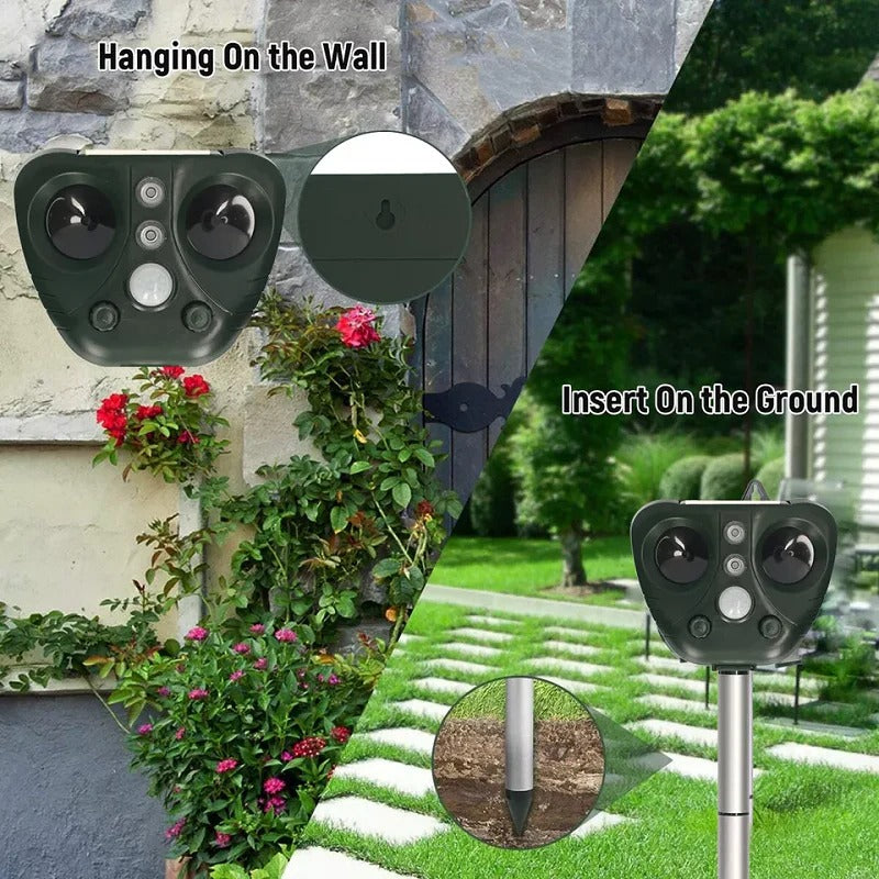 Solar Ultrasonic Garden Bird Deterrent