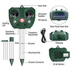 Solar Ultrasonic Garden Bird Deterrent