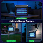 Portable Solar Bug Zapper Outdoor Mosquito Trap 3500 sq ft