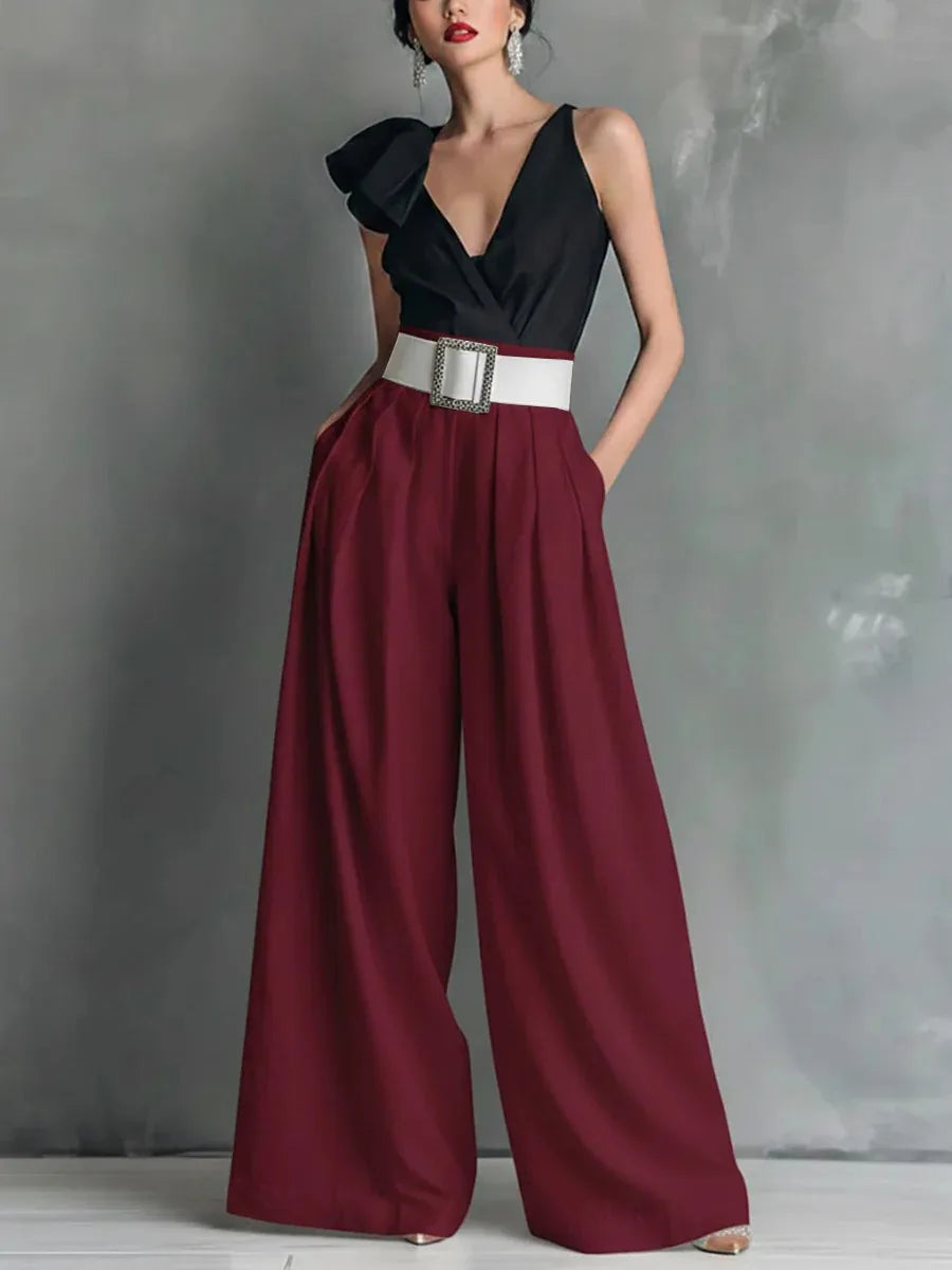 Women’s High-Waisted Wide-Leg Pants – Loose Fit Casual Summer Trousers