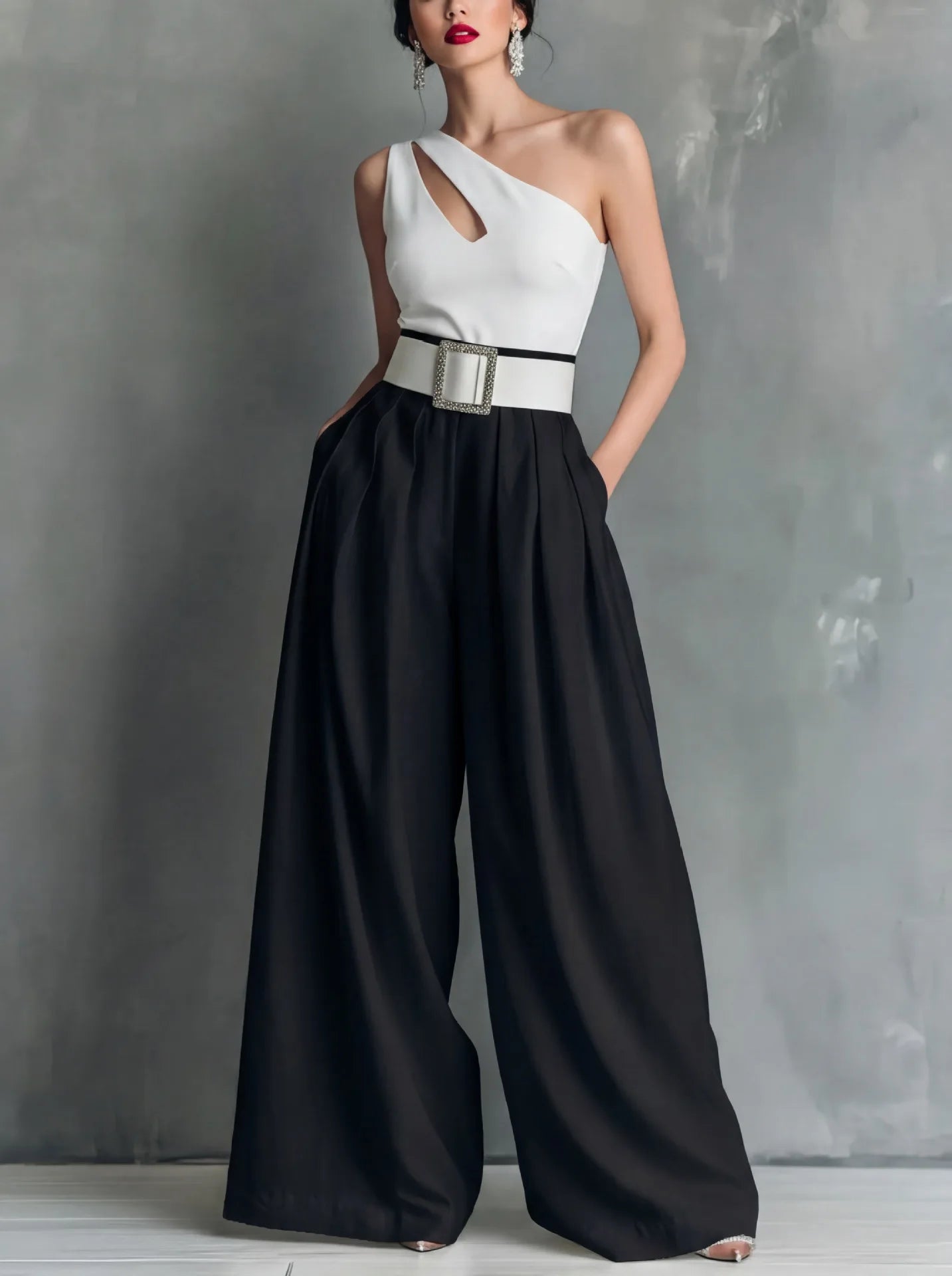 Women’s High-Waisted Wide-Leg Pants – Loose Fit Casual Summer Trousers