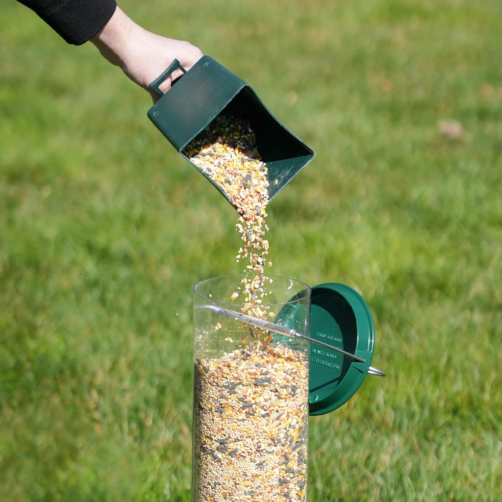 Weight Activated Hanging Bird Feeder