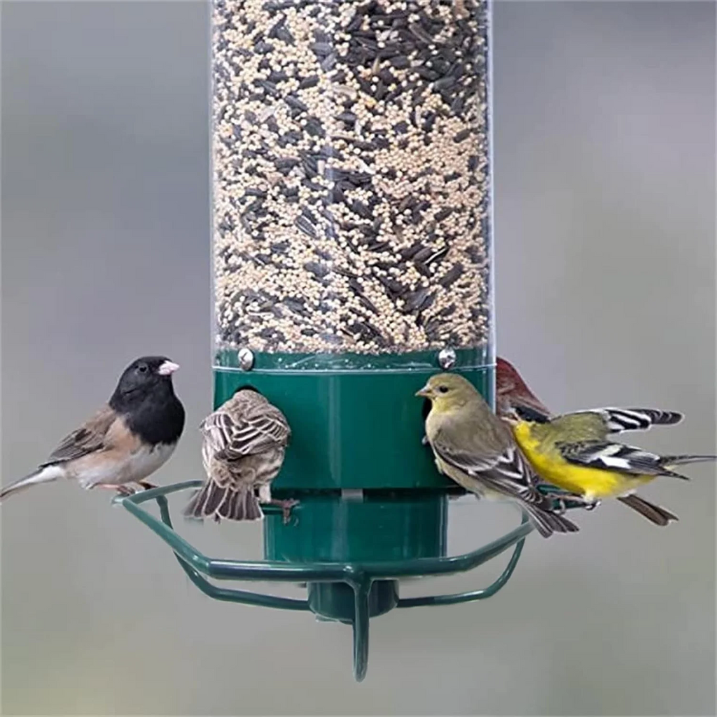 Weight Activated Hanging Bird Feeder