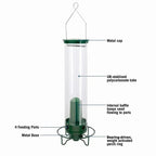 Weight Activated Hanging Bird Feeder