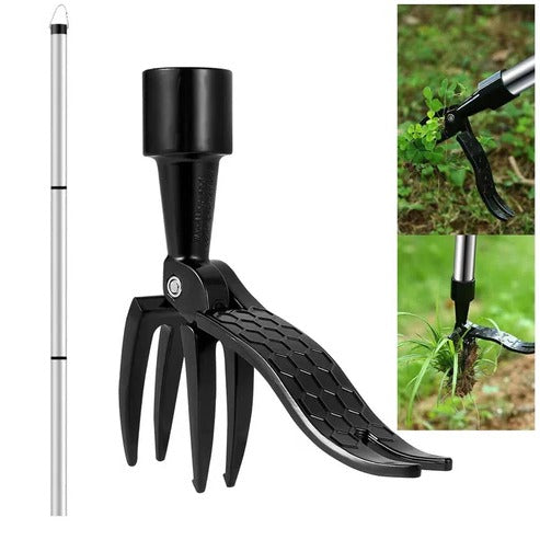 Ergonomic Long Handle Weed Puller Tool