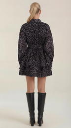 Women's Leopard Print Mini Dress