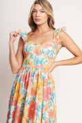 Women's Dress with Sweetheart Neckline