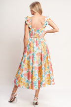 Women's Dress with Sweetheart Neckline