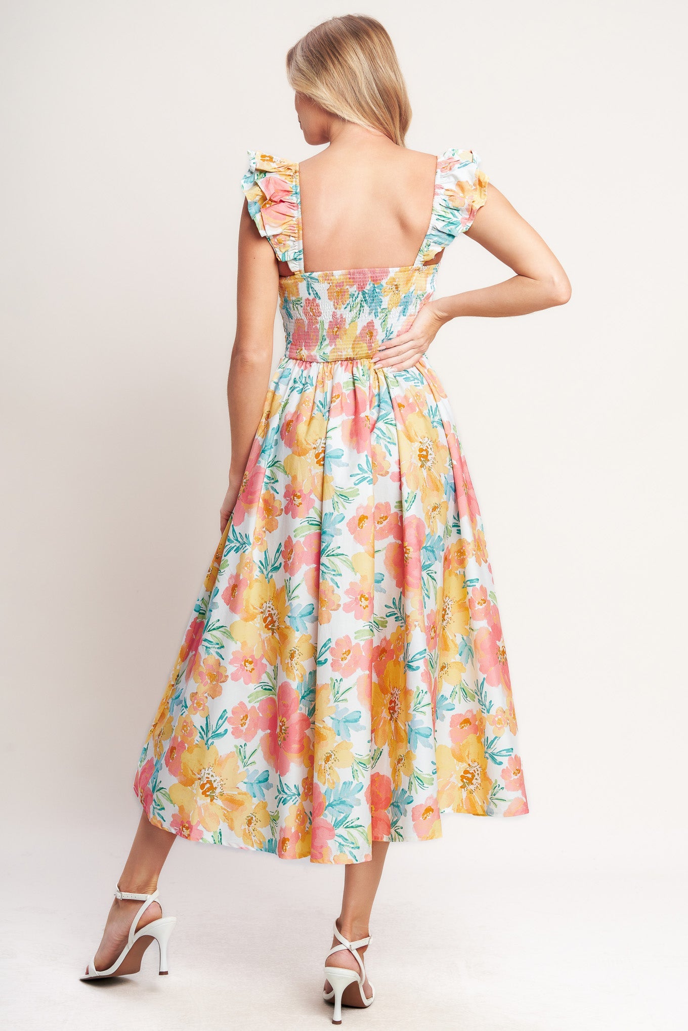 Women's Dress with Sweetheart Neckline