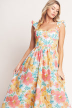 Women's Dress with Sweetheart Neckline