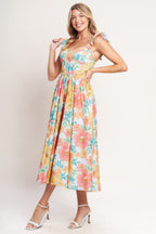 Women's Dress with Sweetheart Neckline