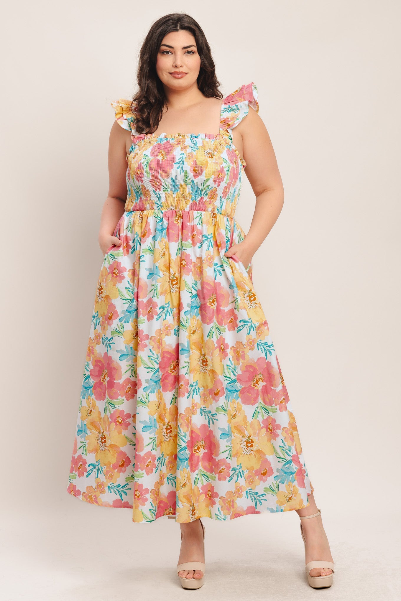Women's Dress with Sweetheart Neckline