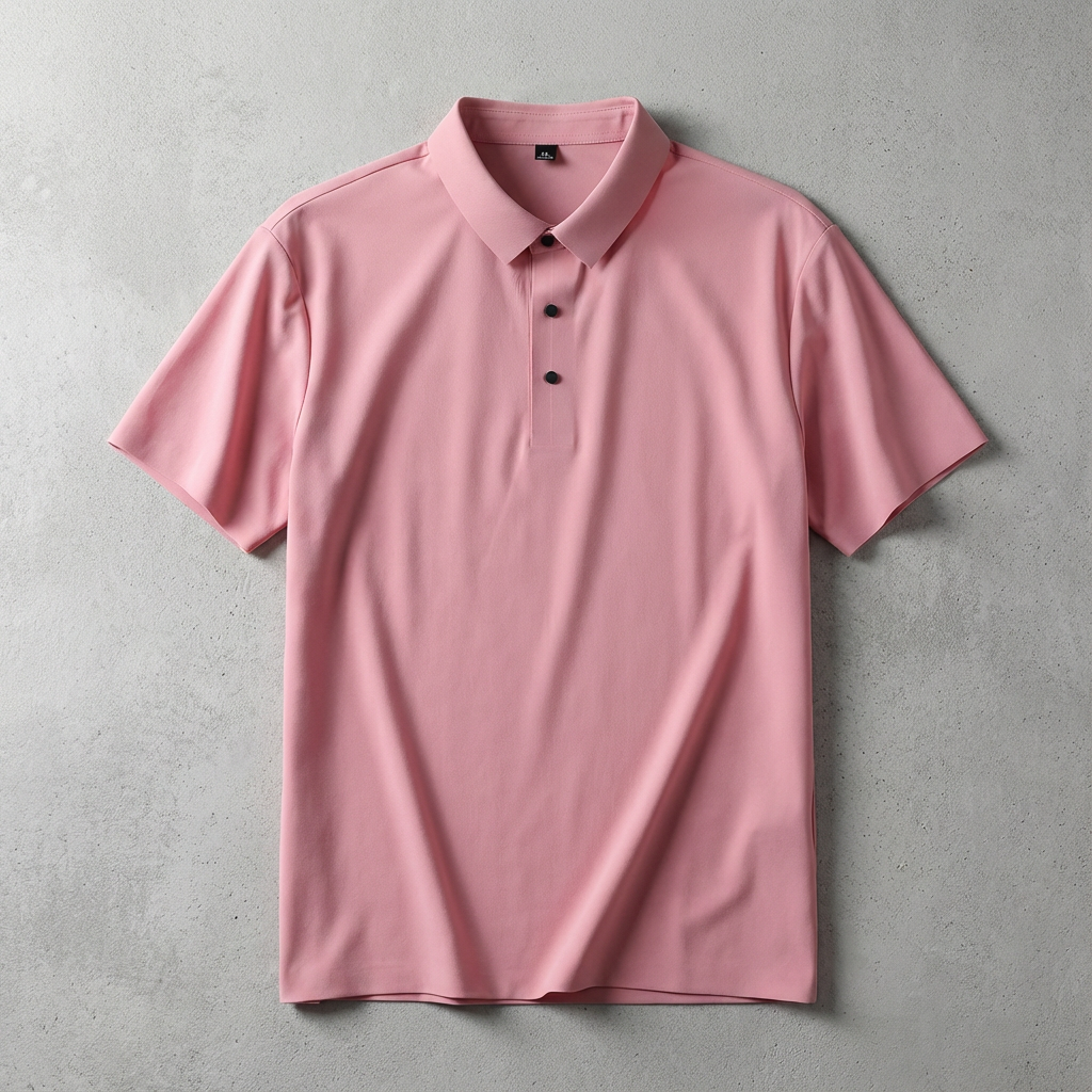 Portofino Ice Silk Polo for Men – Breathable Luxury Summer Short Sleeve Shirt
