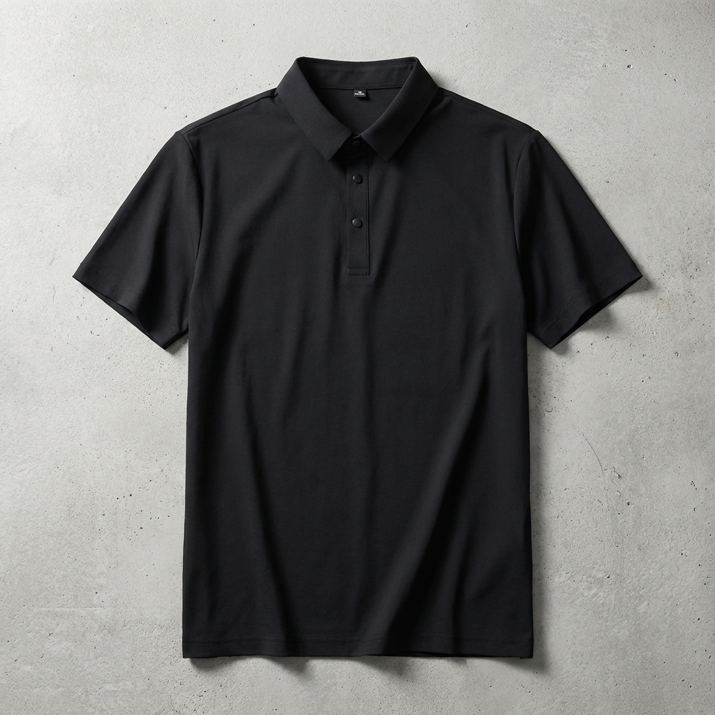 Portofino Ice Silk Polo for Men – Breathable Luxury Summer Short Sleeve Shirt