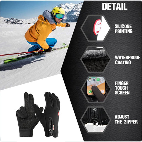 Thermal Cycling and Ski Gloves for Men and Women