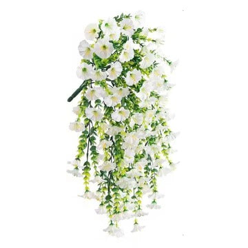 Purple Silk Morning Glory Vine Garland