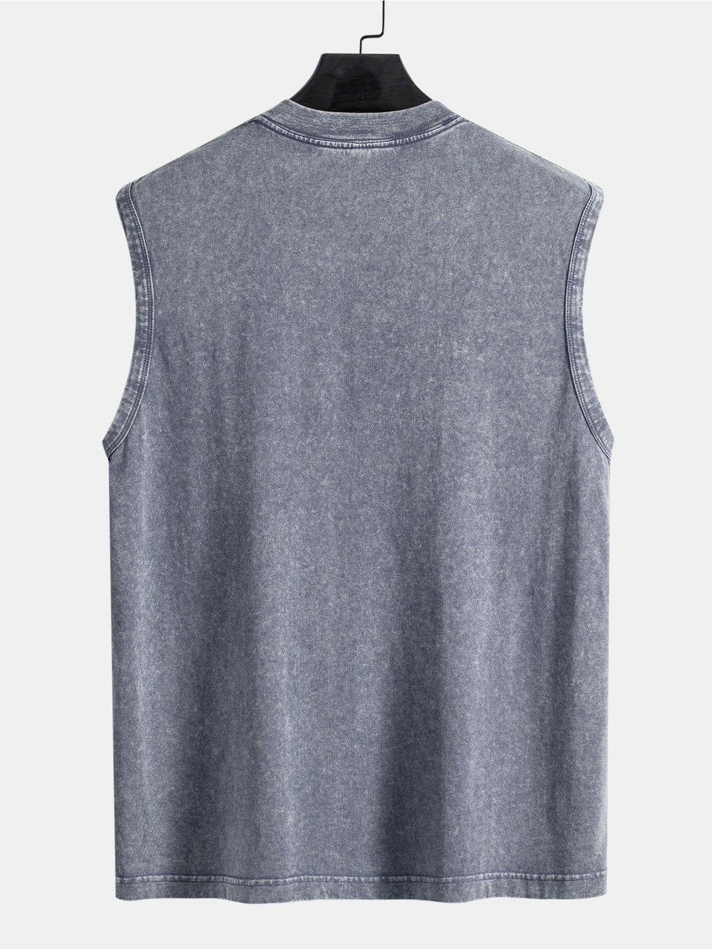 Men's Relaxed Cotton Tank Top Washed Distressed Tank Top