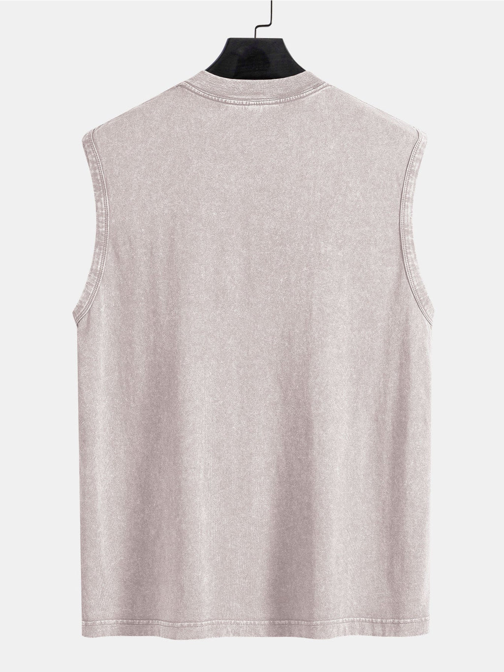 Men's Relaxed Cotton Tank Top Washed Distressed Tank Top