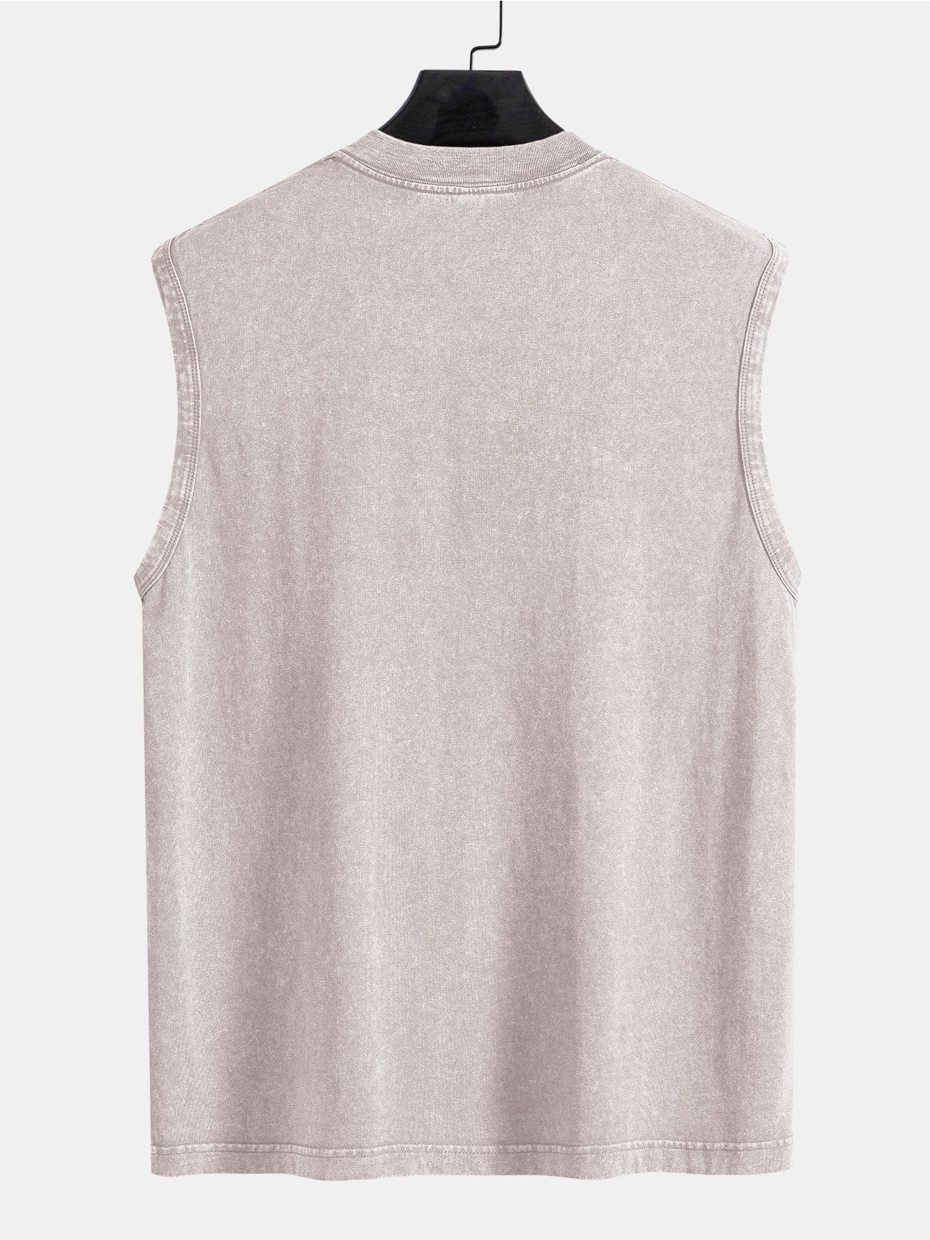 Men's Relaxed Cotton Tank Top Washed Distressed Tank Top