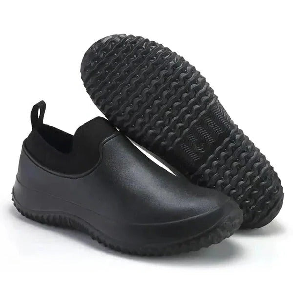 Waterproof Slip On Work Shoes with Traction