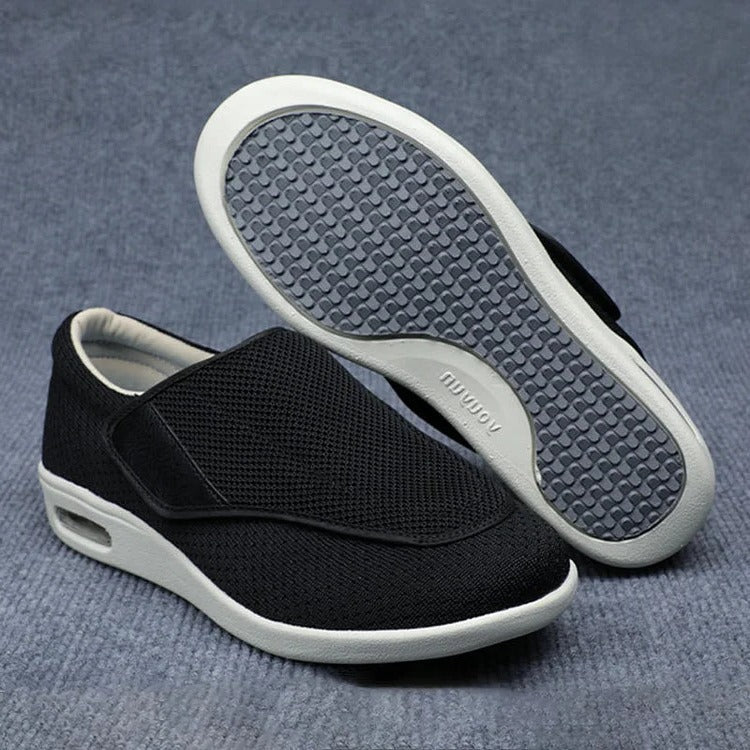 Adjustable Wide Shoes for Swollen Feet with Memory Foam Insole
