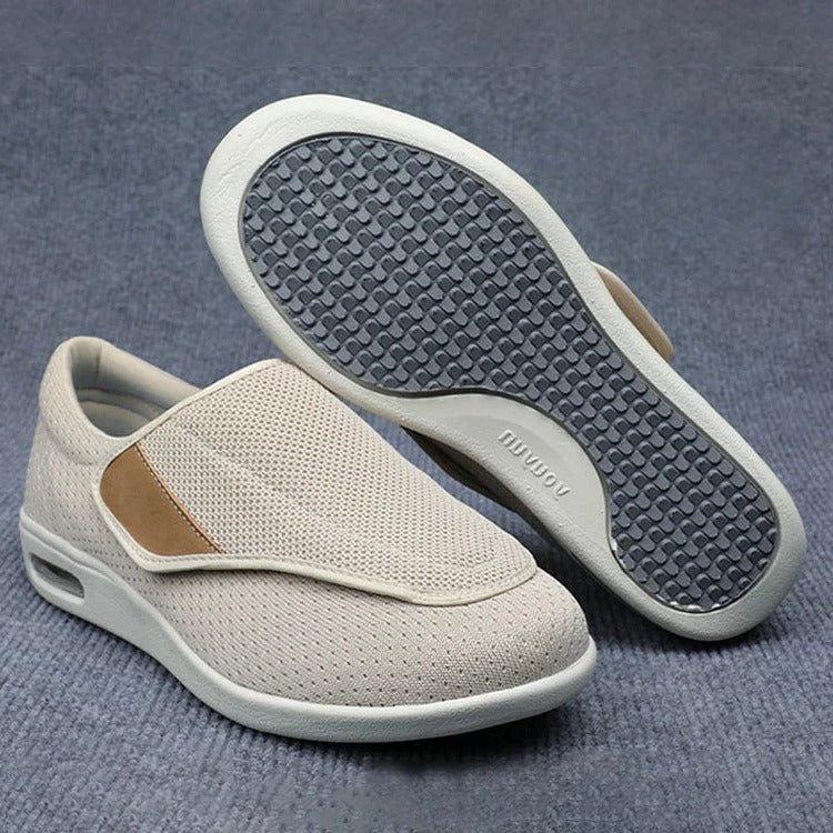 Adjustable Wide Shoes for Swollen Feet with Memory Foam Insole