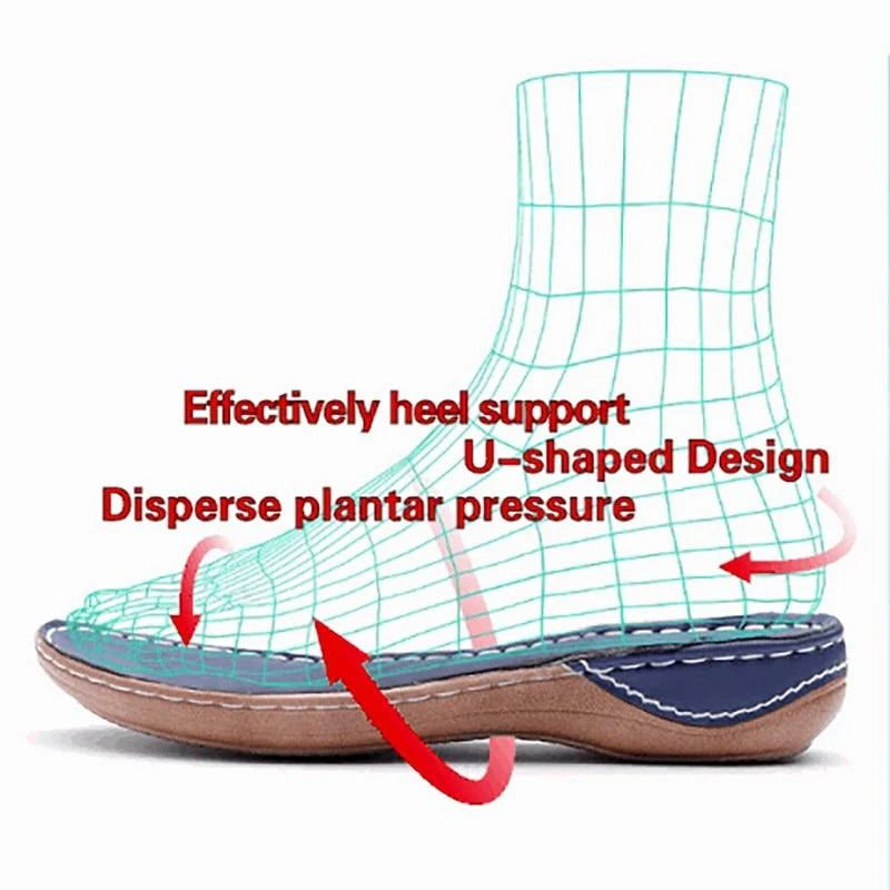 Women's Breathable Slip On Flats with Wide Toe Design