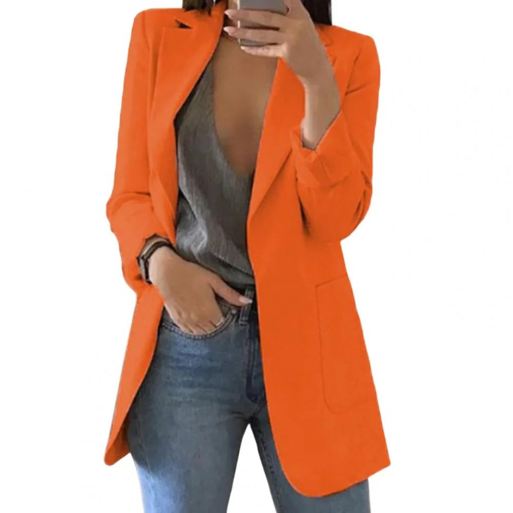 Langer taillierter Damen-Blazer