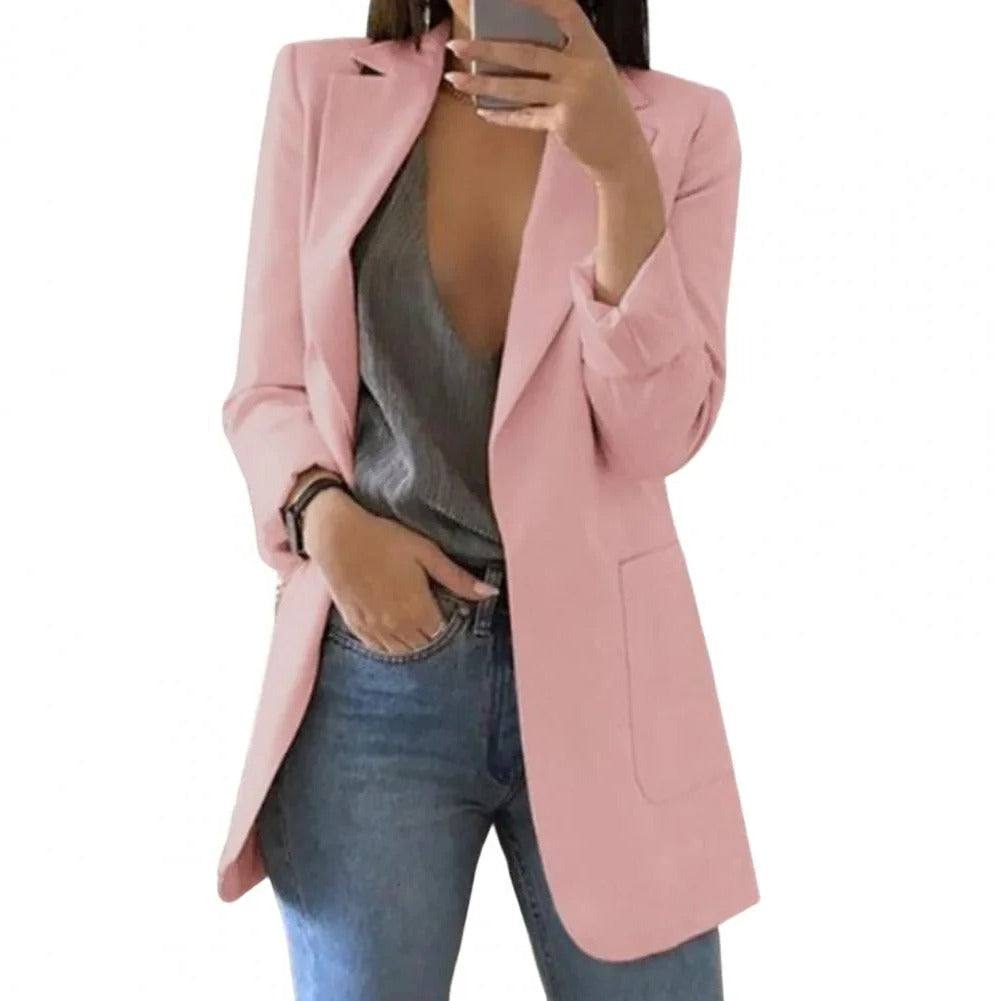 Langer taillierter Damen-Blazer