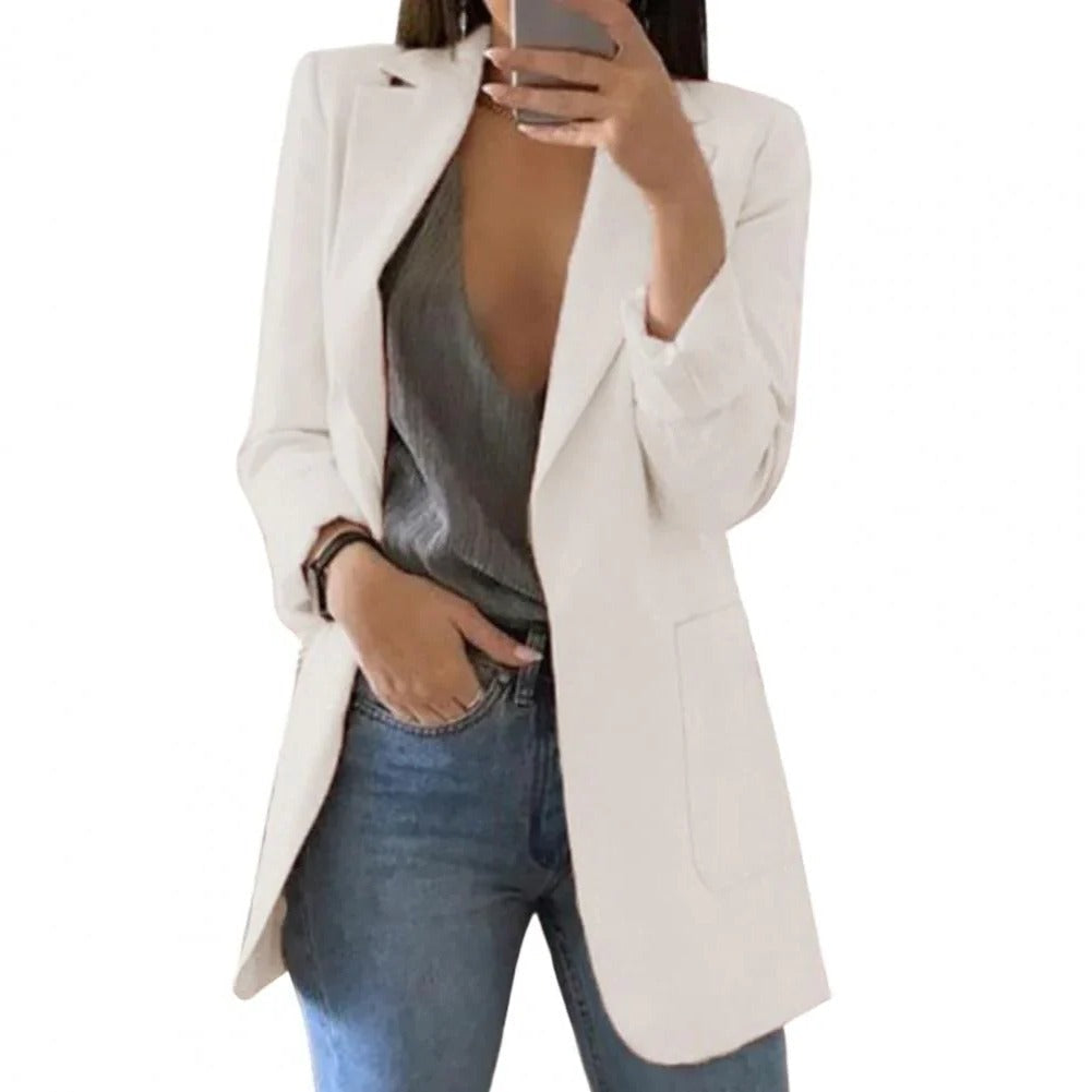 Langer taillierter Damen-Blazer