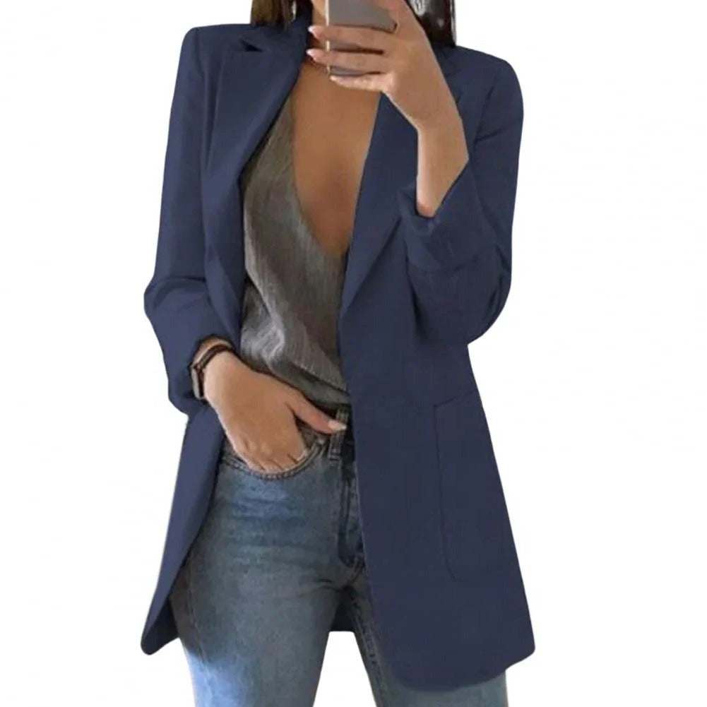 Langer taillierter Damen-Blazer