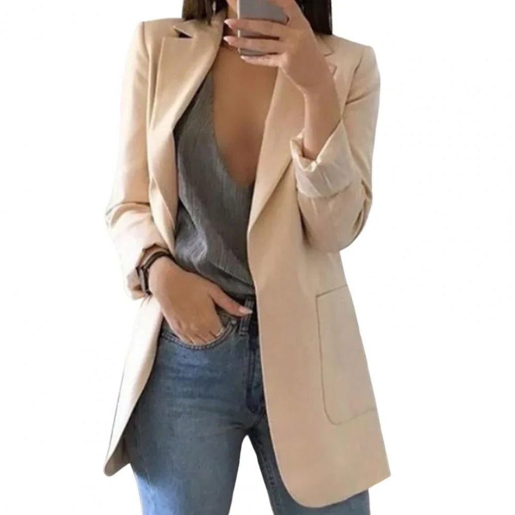 Langer taillierter Damen-Blazer