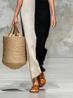 Women’s Minimalist Knit Boat Neck Maxi Dress — Short Sleeve Elegant Everyday Comfort Dress